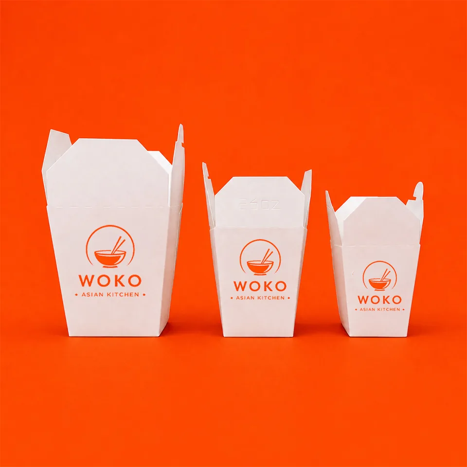 Rice Box, multipapel biodegradable con recubrimiento interior para arroz, noodles, bowls. Vista 4
